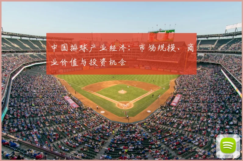 中国排球产业经济：市场规模、商业价值与投资机会